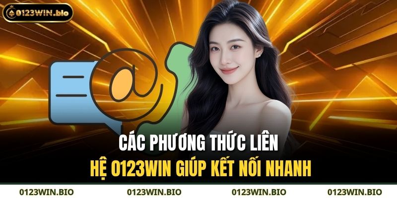Các phương thức liên hệ 0123WIN giúp kết nối nhanh