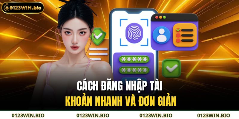 Đăng Nhập 0123WIN - Trải Nghiệm Cá Cược Siêu Nhanh 2 Cách đăng nhập tài khoản nhanh và đơn giản