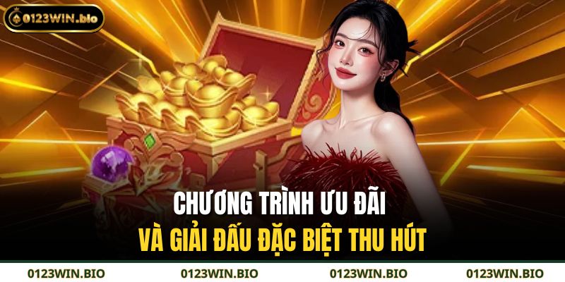 Chương trình ưu đãi và giải đấu đặc biệt thu hút