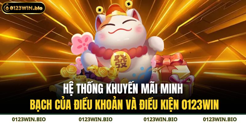 Điều Khoản Và Điều Kiện 0123WIN 3 Hệ thống khuyến mãi minh bạch của điều khoản và điều kiện 0123WIN