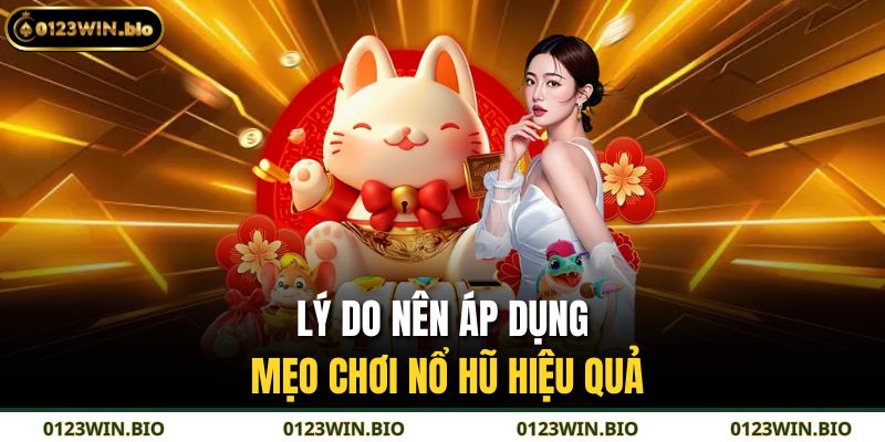 Lý do nên áp dụng mẹo chơi nổ hũ hiệu quả