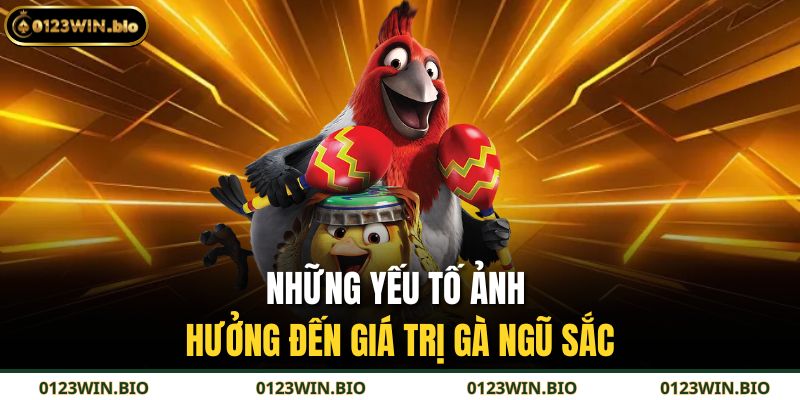 Những yếu tố ảnh hưởng đến giá trị gà ngũ sắc